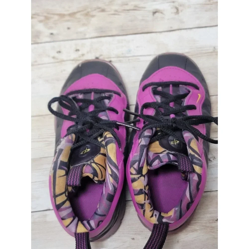 Nike Little Posite One Cave‎ Purple Toddler 8C Toddler Black DQ6210-500